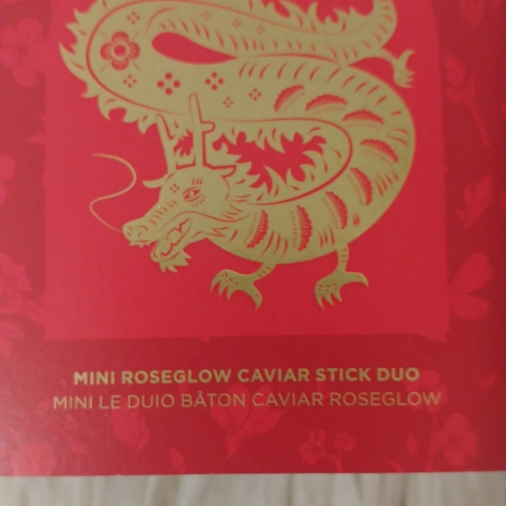 💖FIRM! NWT LAURA MERCIER MINI ROSEGLOW CAVIAR STICK DUO (LIMITED EDITION)